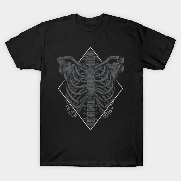 Bones T-Shirt by Deniart